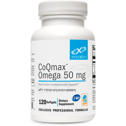 CoQmax™ Omega 50 mg 120 Softgels