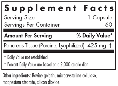 Pancreas 60 Capsules