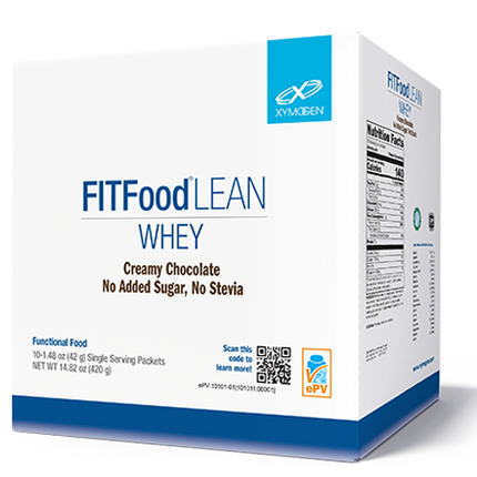 FIT Food® Lean Whey Creamy Chocolate No Added Sugar, No Stevia 10 Servings