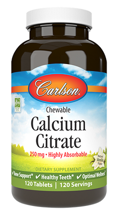 Chewable Calcium Citrate 120 Tablets