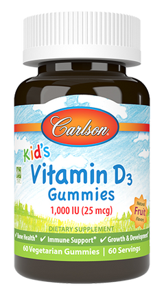 Kid's Vitamin D3 Gummies 60 Gummies