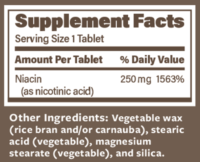 ENDUR-ACIN ER NIACIN 250 mg 100 Tablets