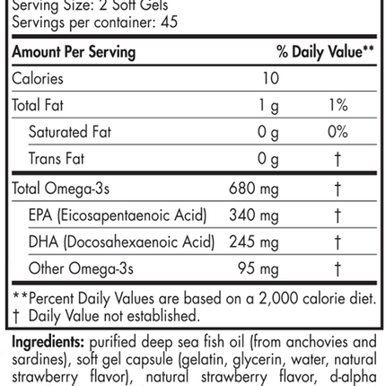 ProOmega Junior 90 Softgels