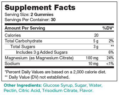 Chapter One Magnesium Apple 60 Gummies