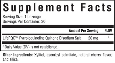 PQQ Lozenges 20 mg 30 Lozenges