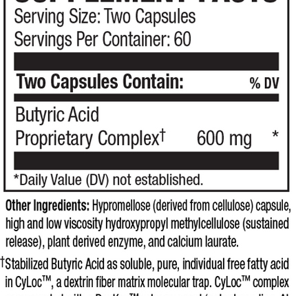 ProButyrate 120 Capsules