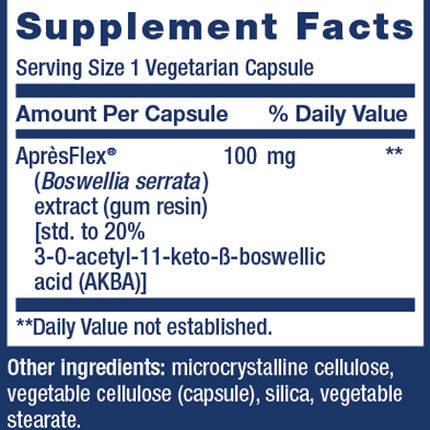 5-LOX Inhibitor with AprèsFlex® 60 Capsules