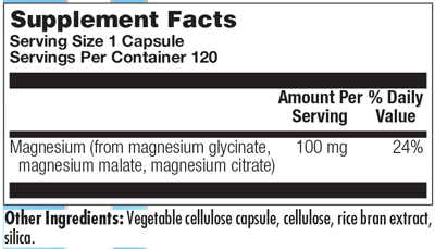 Tri-Magnesium 120 Capsules