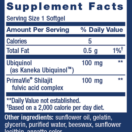 Super Ubiquinol CoQ10 100 mg 60 Softgels