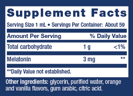 Fast-Acting Liquid Melatonin Citrus-Vanilla 2 fl oz