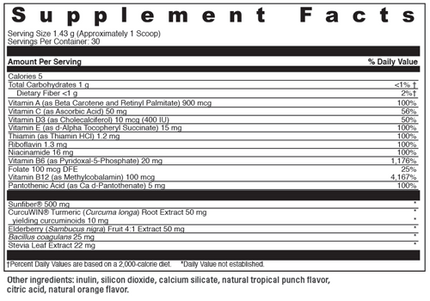 Mightiest Vite® Fruit Punch 30 Servings