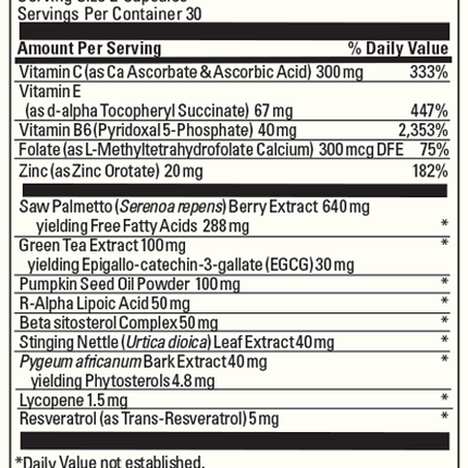 PROSTATE HEALTH 60 Capsules