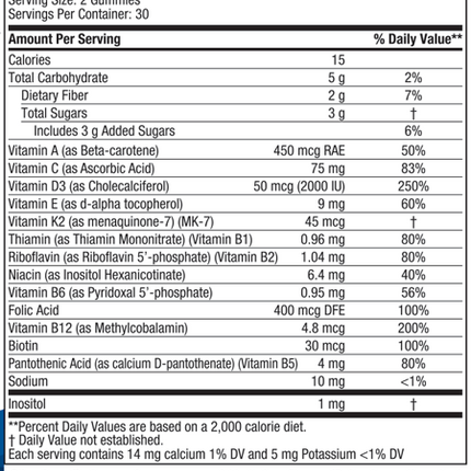 Women's Multivitamin Mixed Berry 60 Gummies