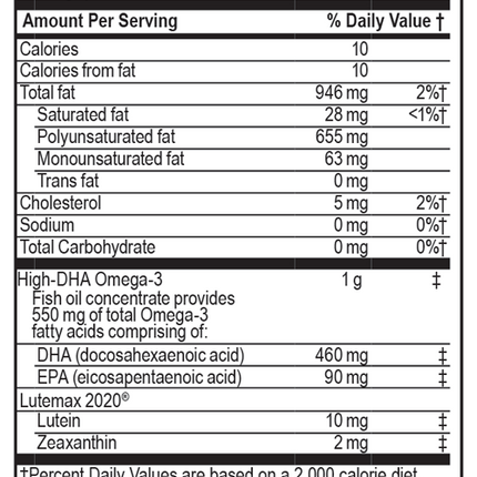 Brain Omega 180 Softgels