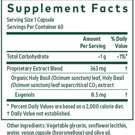 Holy Basil 60 Capsules