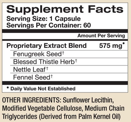 More Milk® Moringa 60 Capsules