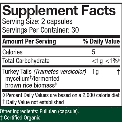 Turkey Tail 60 Capsules