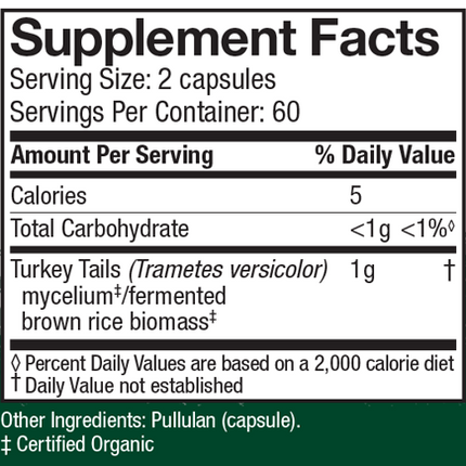 Turkey Tail 120 Capsules
