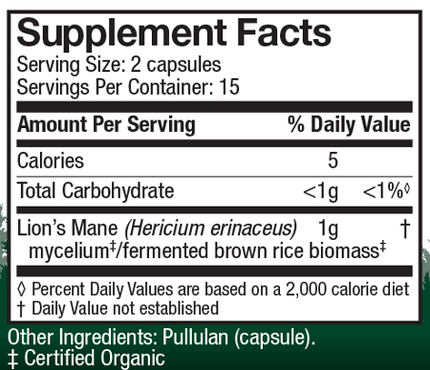 Lion's Mane 30 Capsules