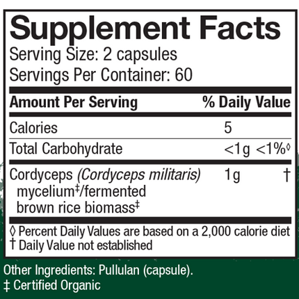 Cordyceps 120 Capsules