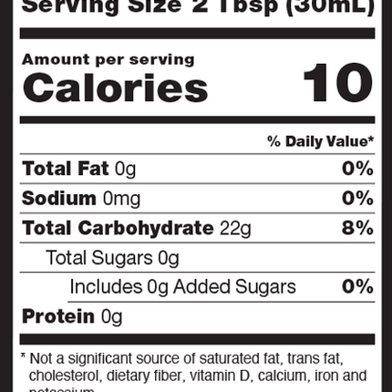 RxSugar® Organic Caramel Syrup 16 fl oz