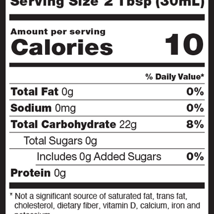 RxSugar® Organic Hazelnut Syrup 16 fl oz