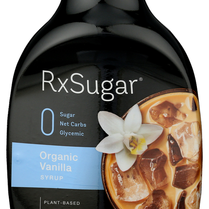 RxSugar® Organic Vanilla Syrup 16 fl oz
