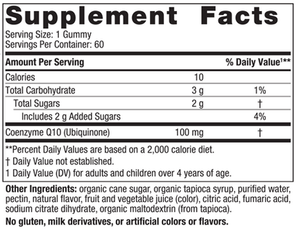 CoQ10 Gummies 60 Gummies