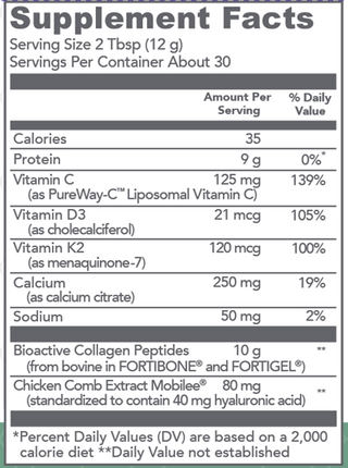 Bioactive Collagen Complex Bone & Joint Support 30 Servings