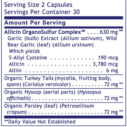 Allicidin 60 Capsules
