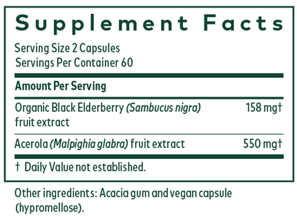 Black Elderberry PRO 120 Capsules