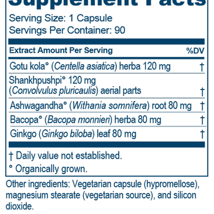 Bacopa Plus 90 Capsules