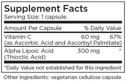 Alpha Lipoic Acid 90 Capsules