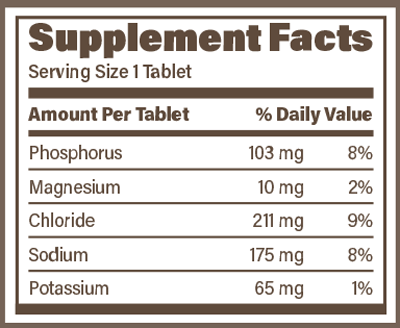 Electrolyte SR 60 Tablets