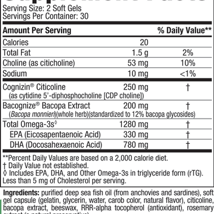 Focus Support 60 Softgels