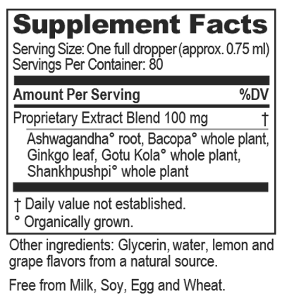 Bacopa Plus Kids Drops 2 fl oz