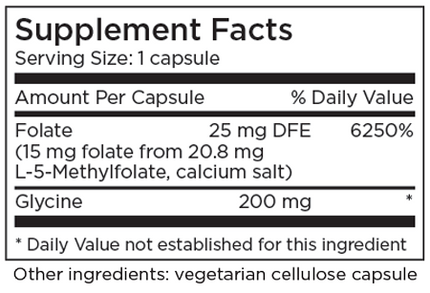 L-Methylfolate 15 mg 30 Capsules