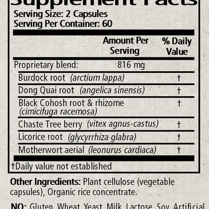 Women's Menocaps 120 Capsules