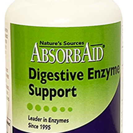 AbsorbAid Digestive Enzyme Support 90 Capsules