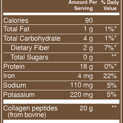 Collagen Peptides Chocolate 14 Servings