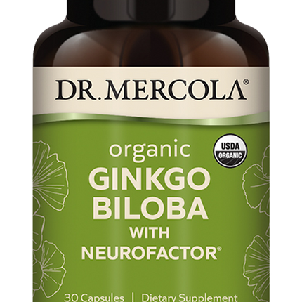 Organic Ginkgo Biloba 30 Capsules