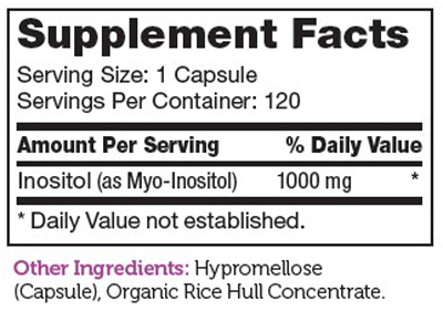 Inositol 1000 mg 120 Capsules