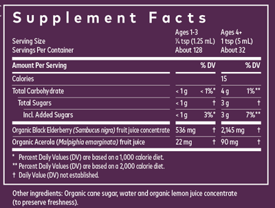 Black Elderberry Syrup 5.4 fl oz