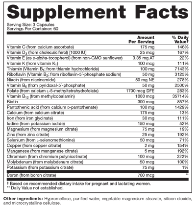 Prenatal SAP 180 Capsules