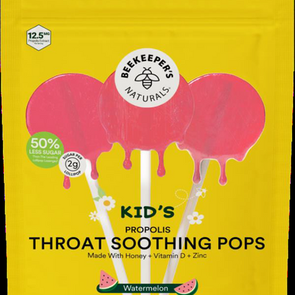 Kid’s Throat Soothing Lollipops Watermelon 15 Pops