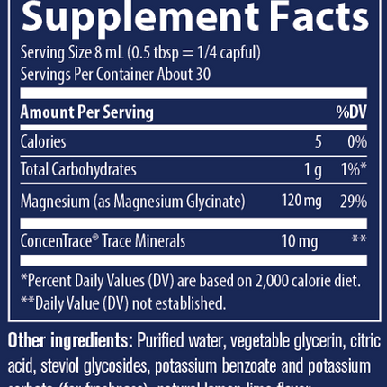 Liquid Magnesium Glycinate 8 fl oz