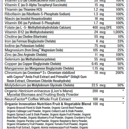 Multivitamin Brainfood 60 Capsules