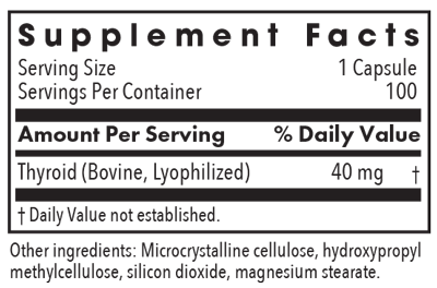 Thyroid 100 Capsules
