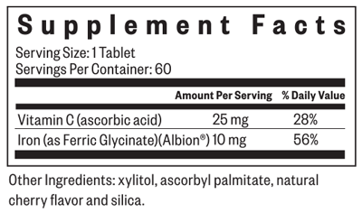 Iron Chewable 60 Tablets