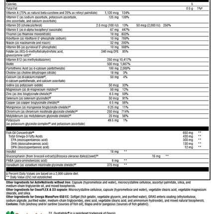 ActivEssentials™ with OncoPLEX™ & D3 60 Packets